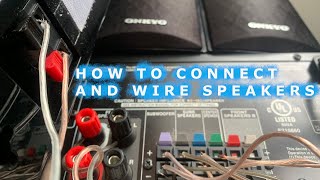 How to Set Up Stereo Speakers  TroubleShooting [upl. by Wendie]