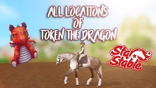 ALL locations of Token the Dragon  Star Stable [upl. by Huskamp]