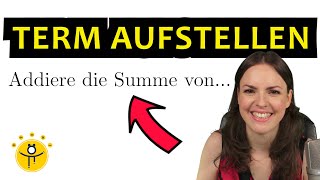 TERM aufstellen und berechnen – Textaufgabe Summe Differenz Produkt Quotient [upl. by Yeslehc]