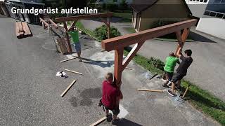 Carport aufstellen  So einfach geht´s [upl. by Gibbeon]