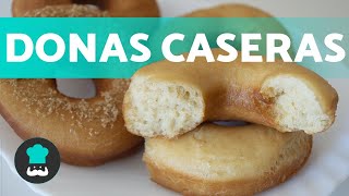 Cómo hacer DONAS CASERAS 🍩 Fritas y horneadas [upl. by Sulohcin]