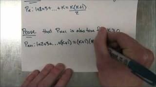 Principle of Mathematical Induction 1 [upl. by Allred]