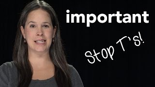 How to Pronounce IMPORTANT  American English [upl. by Ecenaj]