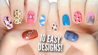 10 Easy Nail Art Designs For Beginners The Ultimate Guide 3 [upl. by Orville722]