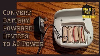 Convert Battery Powered Devices to AC Power [upl. by Alard584]