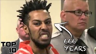 Top 10 Convicts Who Freaked Out After Given A Life Sentence  Part 3 [upl. by Ellenar377]