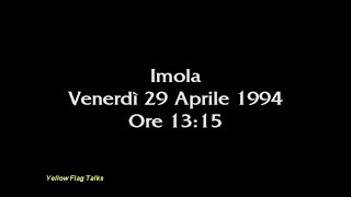 Imola 1994 part 1 of 5 Rubens Barrichellos accident [upl. by Aiuqet842]