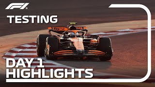 Day 1 Highlights  F1 PreSeason Testing 2024 [upl. by Descombes330]