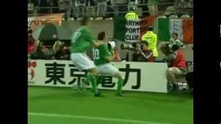 HQ Robbie Keane Last Minute Goal Republic of Ireland v Germany 2002 World Cup [upl. by Odiug260]