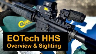 EOTech EXPS34 red dot sight with G33 Magnifier  Full look at the HHS 2 system [upl. by Nagap73]