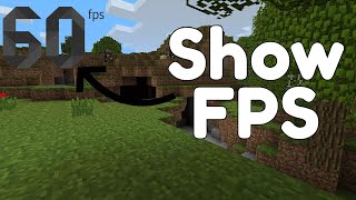 How To Show FPS In Minecraft Windows 10 Edition 2021 [upl. by Tnaryb]