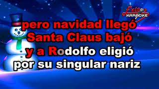 RODOLFO EL RENO KARAOKE HD [upl. by Aivull]