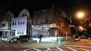 NEWARK NEW JERSEY STREETS LATE AT NIGHT [upl. by Berget523]