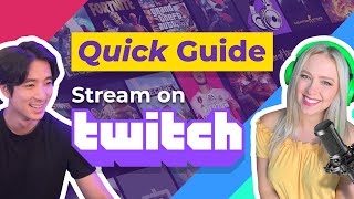 How to STREAM ON TWITCH  Live Streaming Beginners Guide [upl. by Ioved]