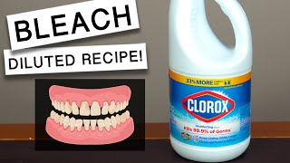 SAFELY Use DILUTED BLEACH As MOUTHWASH  Diluted Bleach Mouthwash Recipe [upl. by Randy]