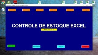 Utilizar o Fluxo de Caixa  Planilha de Controle de Estoque Excel  PLANILHA PRONTA [upl. by Steffie]