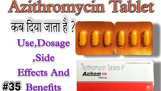 Azithromycin 500 mg  Azikem 500 Tablet uses in hindi [upl. by Notlok]