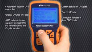 Actron AutoScanner Plus with CodeConnect [upl. by Eki238]