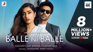 Aparshakti Khurana Balle Ni Balle  Dhanashree VC  Siddharth AB  Gurpreet S  Official Video [upl. by Nonnairb]