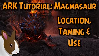 How to Tame amp Use a Magmasaur in ARK Survival Evolved  PC  PS  Xbox ark genesispart1 [upl. by Howard]