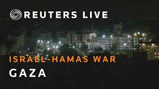 LIVE Gaza skyline in realtime [upl. by Alanah816]