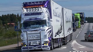 Malmbergs  Scania V8  Strängnäs Truck Meet [upl. by Runkle513]