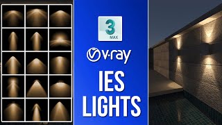 3ds max  VRay IES light tutorial [upl. by Jallier]