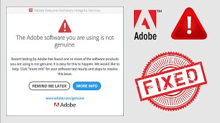 How to Disable Adobe Genuine Software Integrity Service [upl. by Nalro]