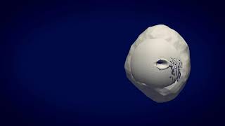 Simulating an impact crater on an asteroid [upl. by Kennie]