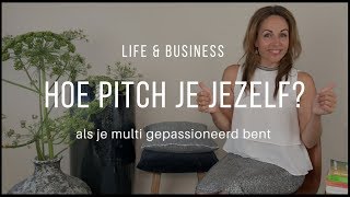 Hoe pitch je jezelf  Afl 4 Life amp Business [upl. by Amaty]