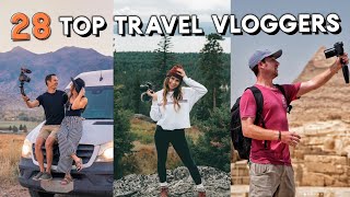 28 TOP TRAVEL VLOGGER channels to follow [upl. by Maisel196]