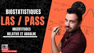 INCERTITUDES  ➗ Calcul de lincertitude RELATIVE et ABSOLUE en biostatistiques [upl. by Hametaf]