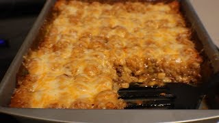 SuperBowl Recipe Taco Tater Tot Casserole [upl. by Ericha]