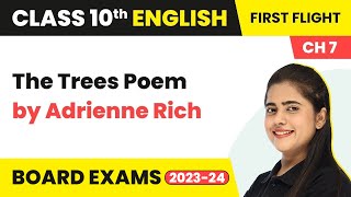 The Trees Poem by Adrienne Rich Glimpses of India  Class 10 English Literature Chapter 7 202223 [upl. by Frere]