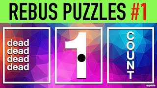 Rebus Puzzles with Answers 1 15 Picture Brain Teasers [upl. by Kenward]