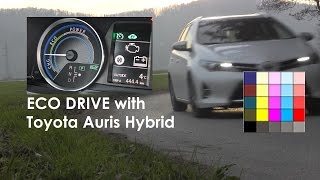 TOYOTA Auris Hybrid  How to drive a Hybrid [upl. by Alyworth743]