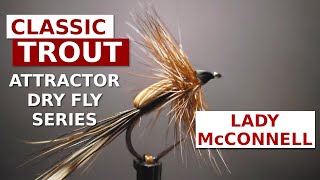 Fly Tying a Lady McConnell  Chironomid Dry Fly Pattern [upl. by Hploda]