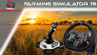 FARMING SIMULATOR 2019 WHEEL  JOYSTICK SETUP HOW TO GUIDE [upl. by Anagrom]