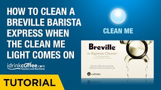 How to clean a Breville Barista Express when the Clean Me light comes on [upl. by Idarb]