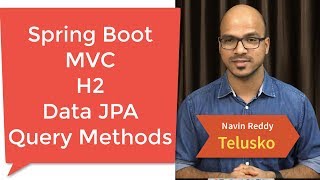 Spring Boot  Data JPA  MVC  H2  Query Methods Example Part 3 [upl. by Llij]