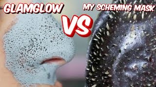 GLAMGLOW vs MY SCHEMING MASK [upl. by Inaliel]