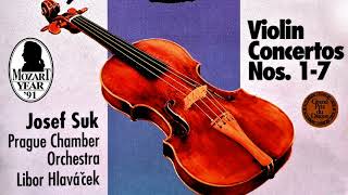 Mozart  The Violin Concertos n°1234567  Presentation Centurys recording  Josef Suk [upl. by Atinas]