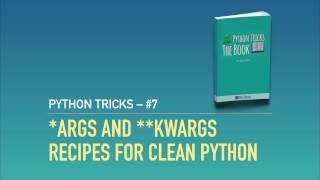 Optional Arguments in Python With args and kwargs [upl. by Berliner]