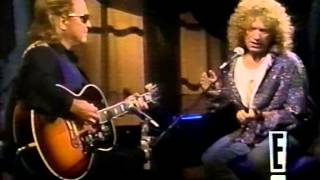 Mick Jones and Lou Gramm going acoustic on E 1993 [upl. by Hepsibah]