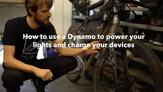 How to use a Dynamo hub to power your lights and charge your devices [upl. by Polky]