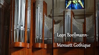 Leon Boellmann  Menuett Gothique Suite Gothique [upl. by Houston]