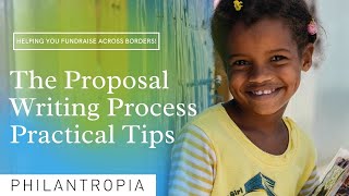 The Proposal Writing Process– Practical Tips [upl. by Germayne]