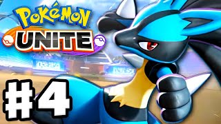 Lucario in Ranked Battles  Pokemon Unite  Gameplay Walkthrough Part 4 Nintendo Switch [upl. by Hsaka]