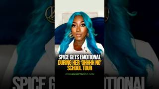 SPICE Gets Emotional During Her Ohhhh No School Tour in Jamaica [upl. by Steele882]