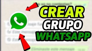 Como CREAR un GRUPO de WhatsApp 2025 [upl. by Anovad592]